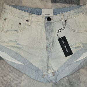 ONETEASPOON DIAMONDE BANDITS DENIM SHORTS
